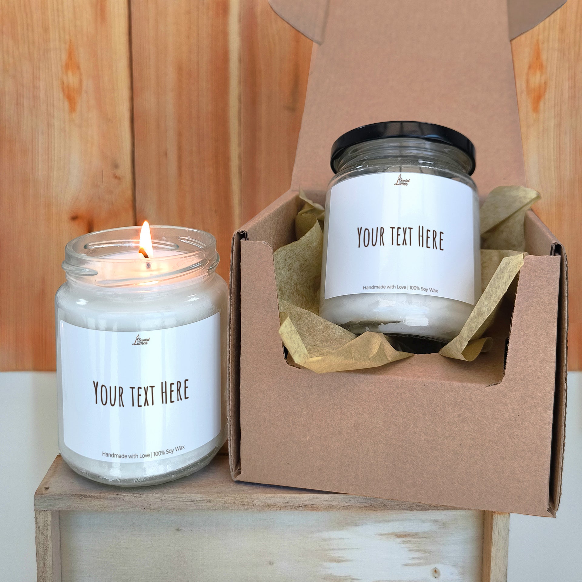 Personalized candles