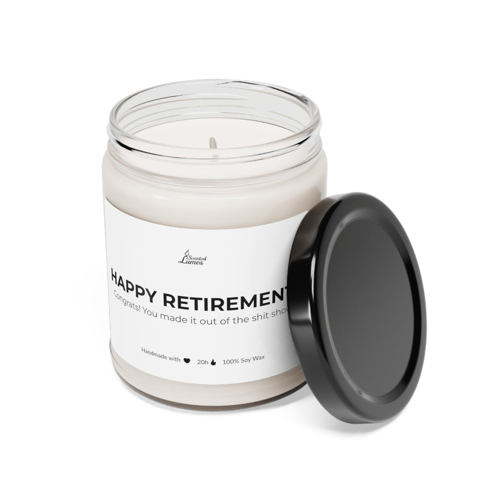 Happy Retirement soy candle