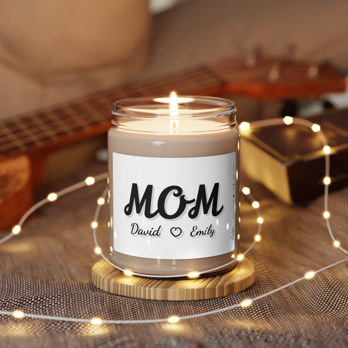 Mom Personalized Scented Soy Candle