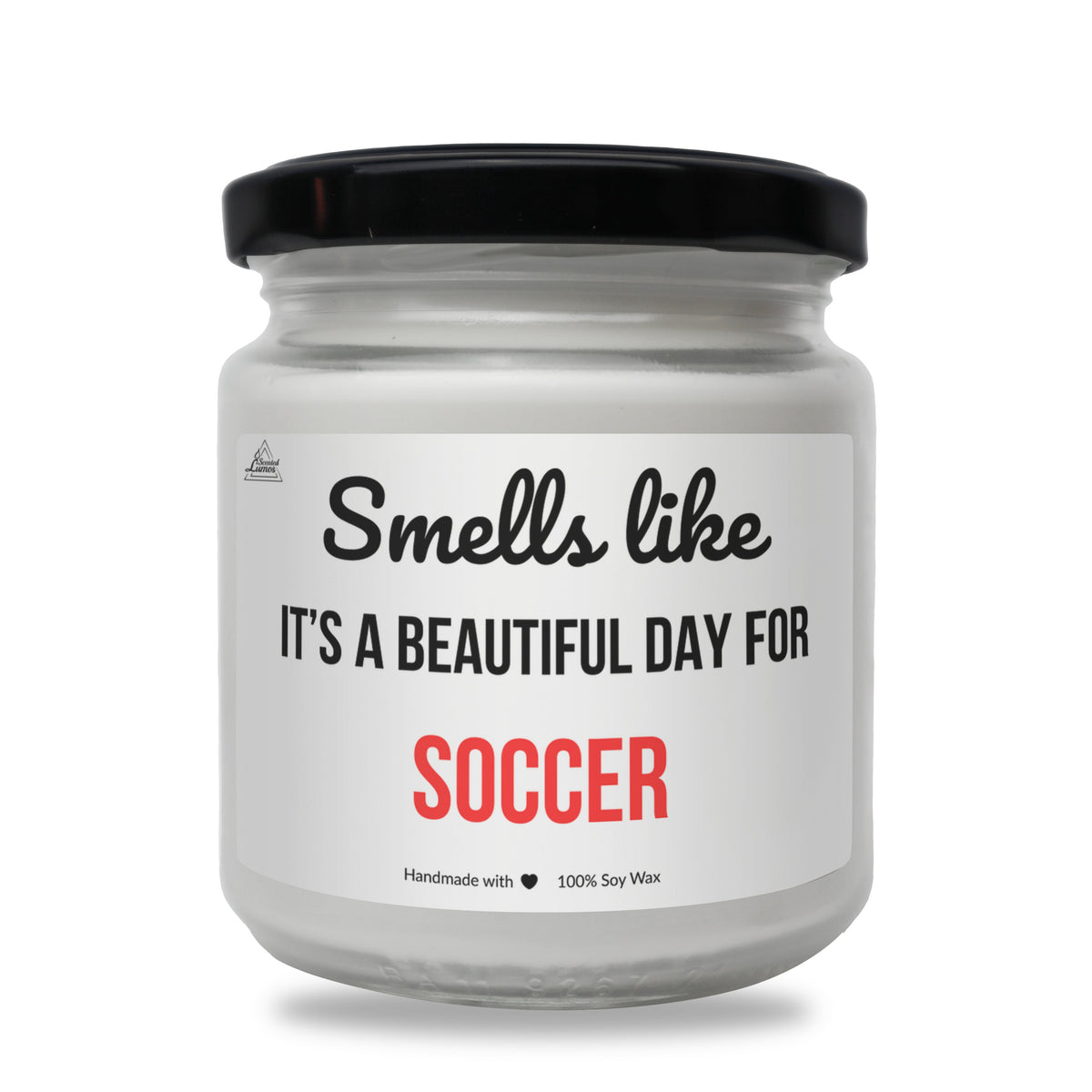 Smells like beautiful day for Soccer Scented Soy Candle