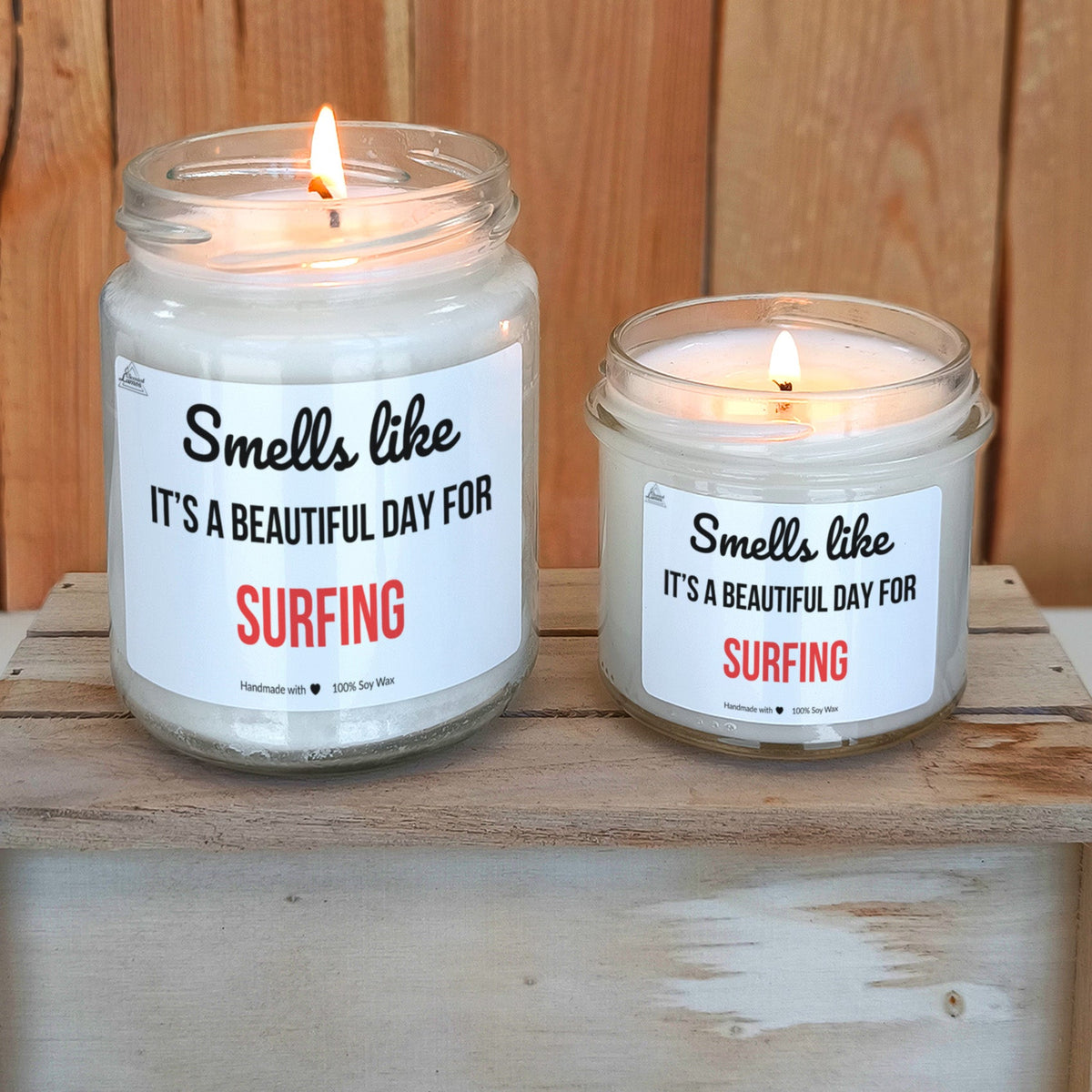 Smells like beautiful day for Surfing Scented Soy Candle