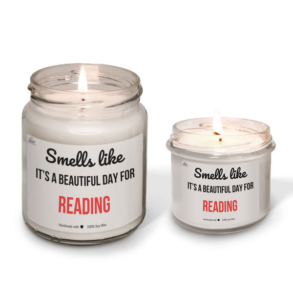 Smells like beautiful day for Reading Scented Soy Candle
