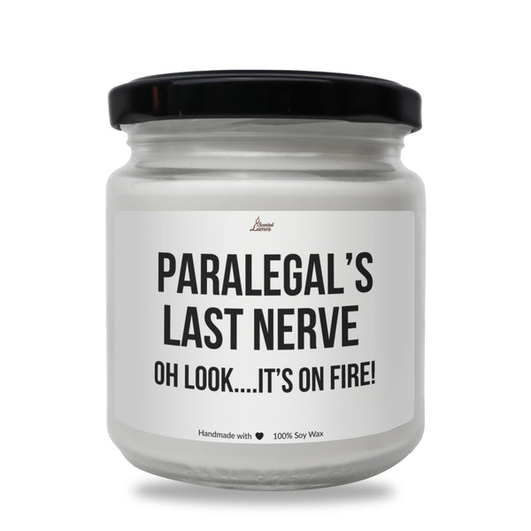 Paralegal’s last nerve Scented Soy Candle