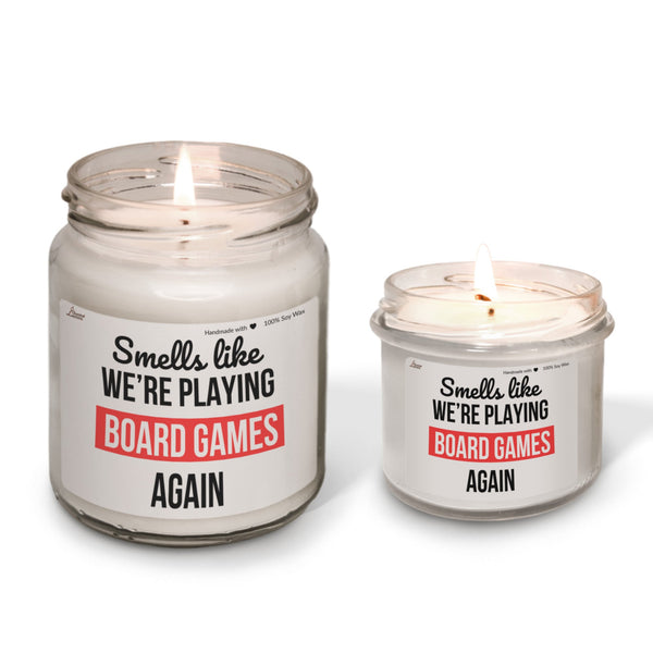 We are playing board games again Scented Soy Candle