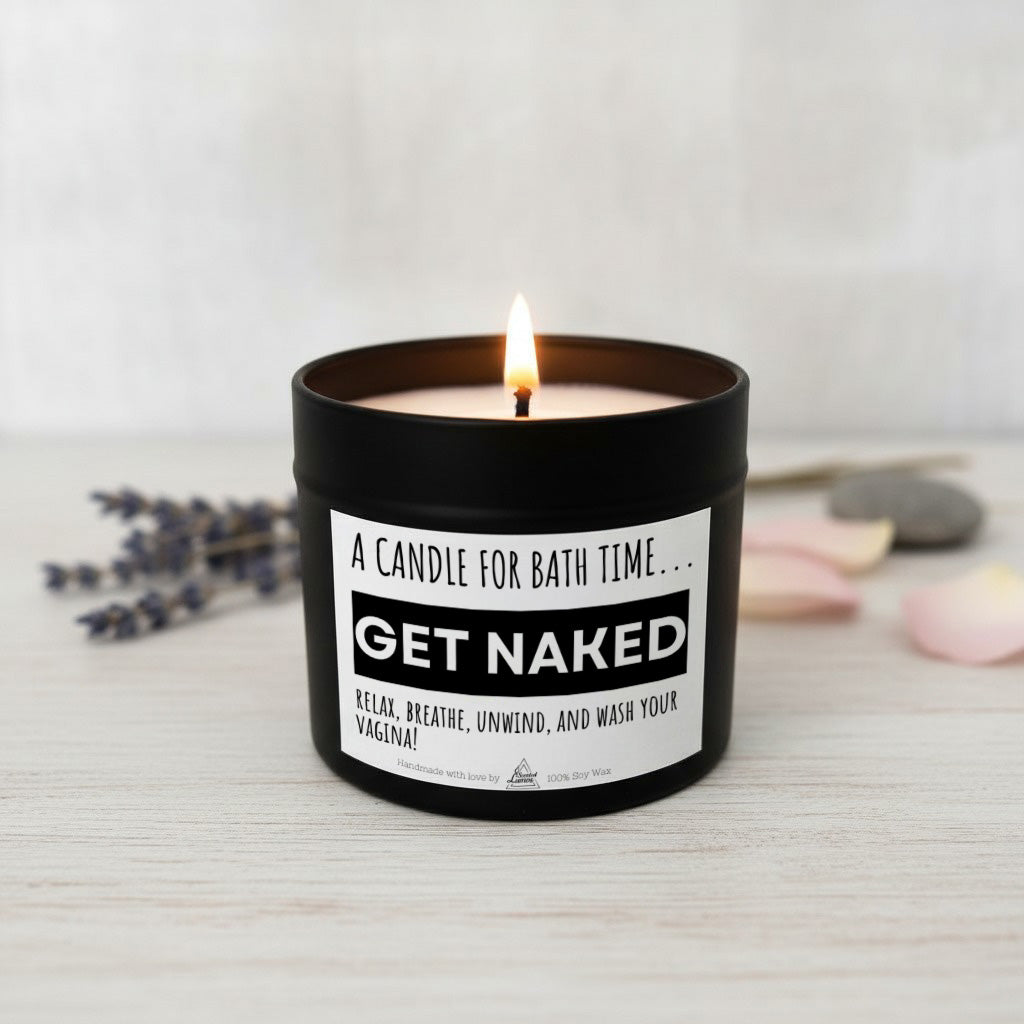 Get naked Scented Soy Candle