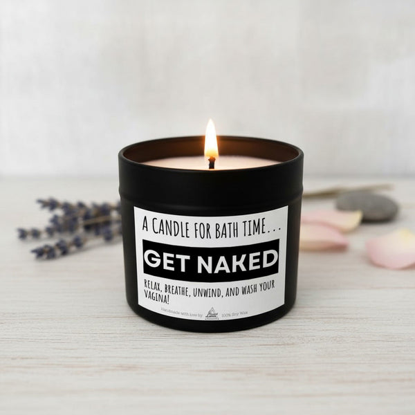 Get naked Scented Soy Candle