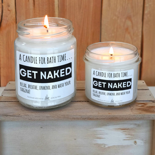 Get naked Scented Soy Candle