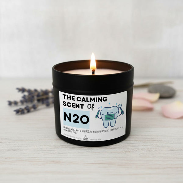The calming scent of N20 Scented Soy Candle