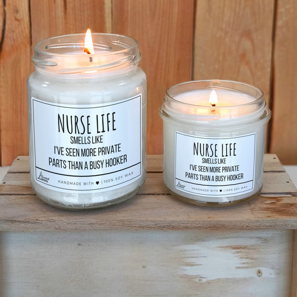 Smells like Nurse Life Scented Soy Candle