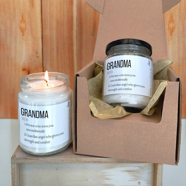 Definition of Grandma Scented Soy Candle