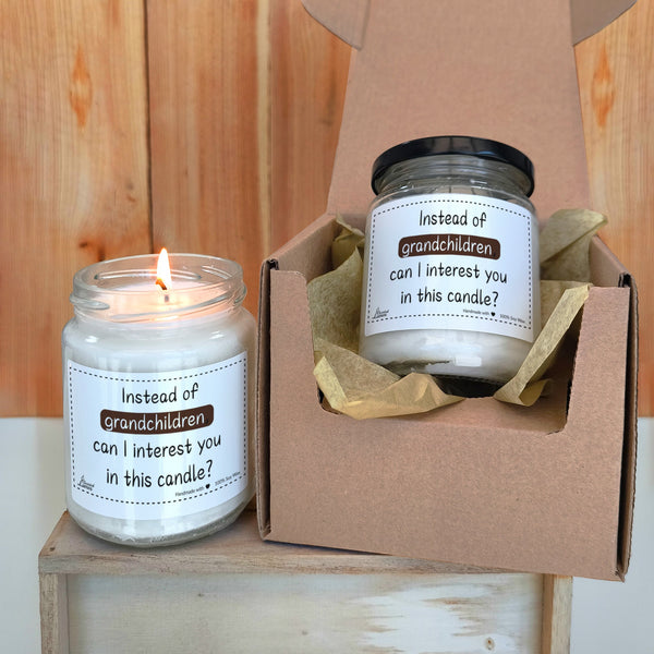 Instead of grandchildren... Scented Soy Candle