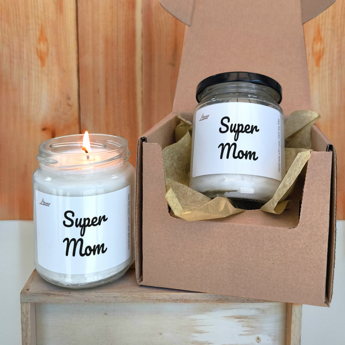 Super Mom Scented Soy Candle