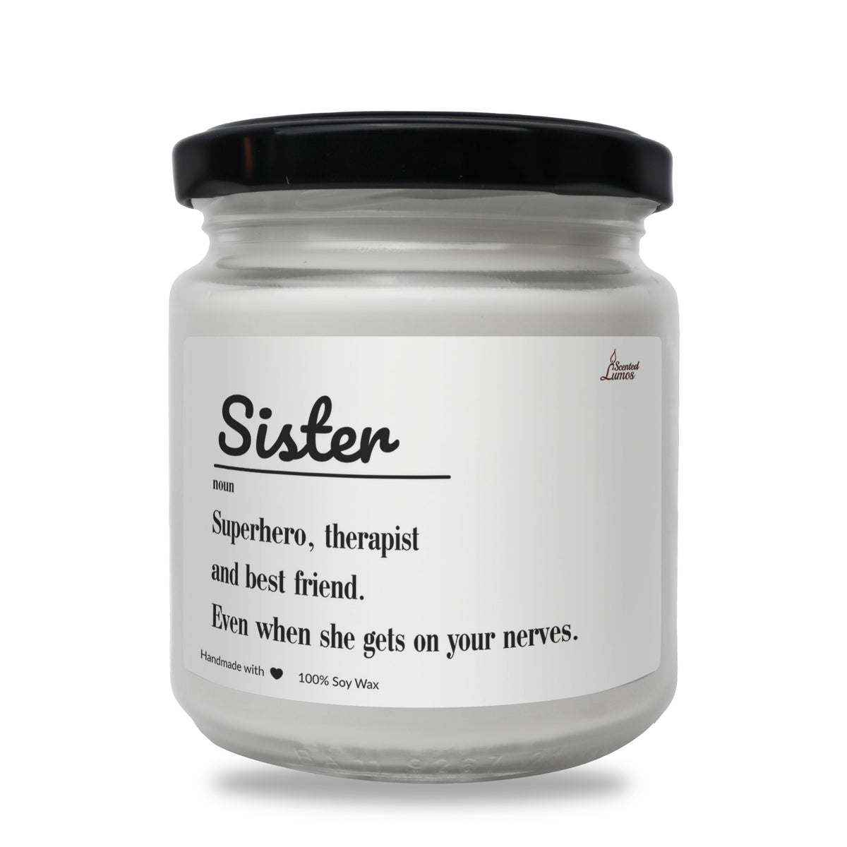 Definition for Sister Scented Soy Candle