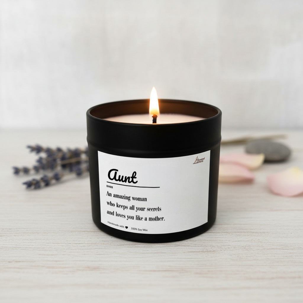 Definition for Aunt Scented Soy Candle