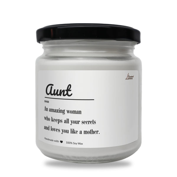 Definition for Aunt Scented Soy Candle