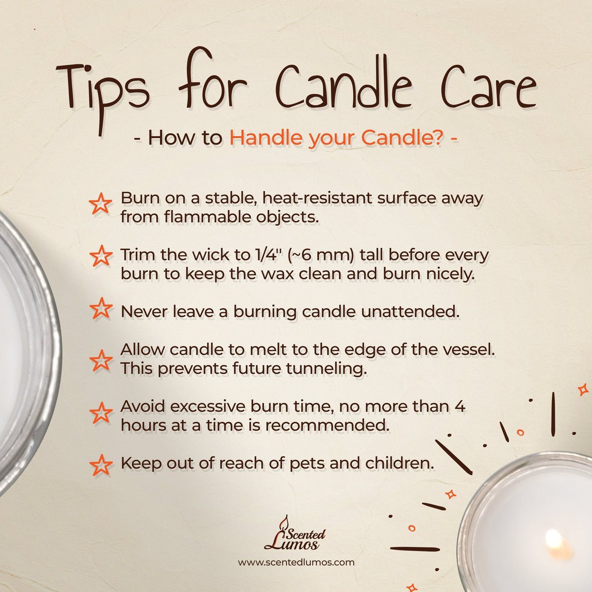 candle care tips