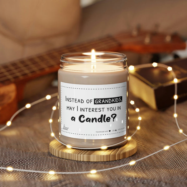 Instead of grandkids Scented Soy Candle Mother's Day