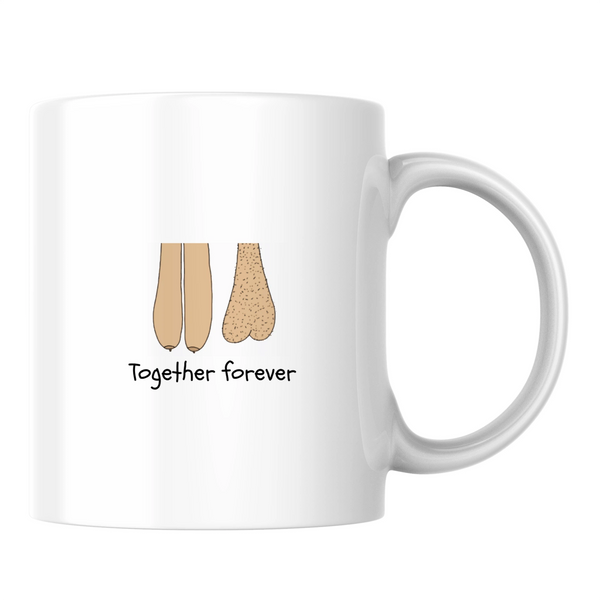 Together forever - White mug - Ceramic Mug 330ml
