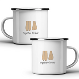 Together forever - White mug - Metal Mug 370ml