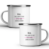 Mom, I will always be your little girl financial burden - White mug - Metal Mug 370ml