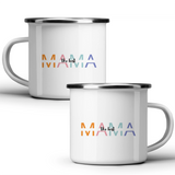 The best mama - White mug - Metal Mug 370ml