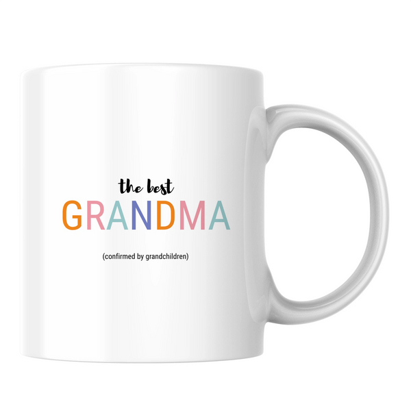The best grandma (confirmed by grandchildren) - White mug - Ceramic Mug 330ml